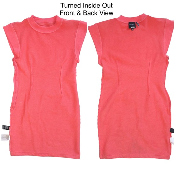 HERVE by Herve Leger Mini Sweatshirt Dress Size XS - Picture 8 of 9